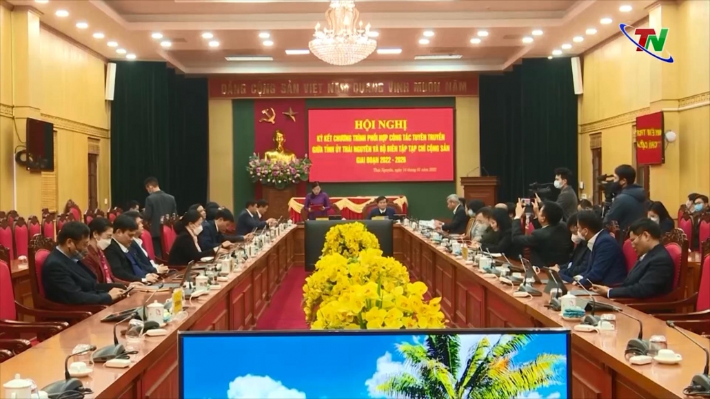 Tỉnh ủy Thái Nguyên và Tạp chí Cộng sản ký kết chương trình phối hợp công tác tuyên truyền