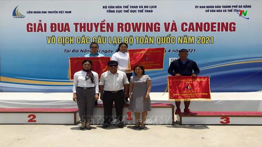 Thái Nguyên giành giải Nhất toàn đoàn nội dung Canoeing