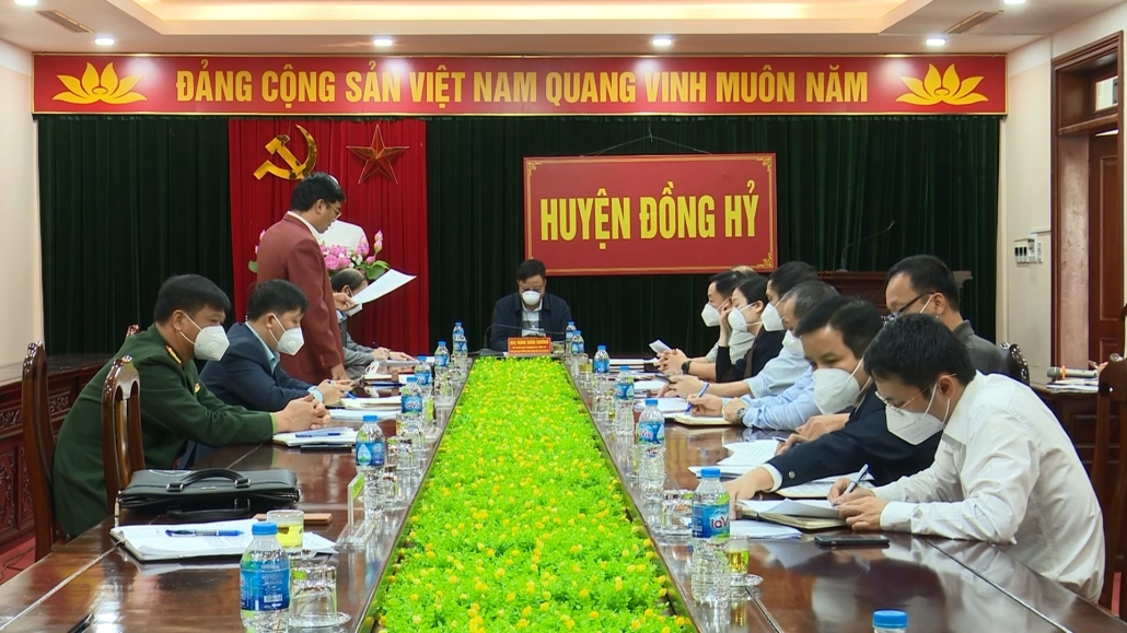 Lãnh đạo UBND tỉnh kiểm tra công tác phòng, chống dịch COVID-19 tại huyện Đồng Hỷ
