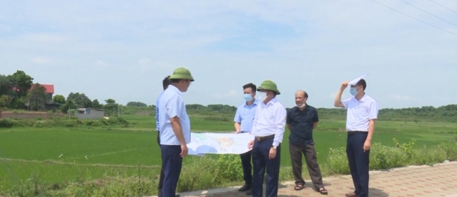 Lãnh đạo tỉnh kiểm tra 1 số dự án tại thị xã Phổ Yên